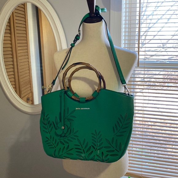 Dana buchman green purse clearance